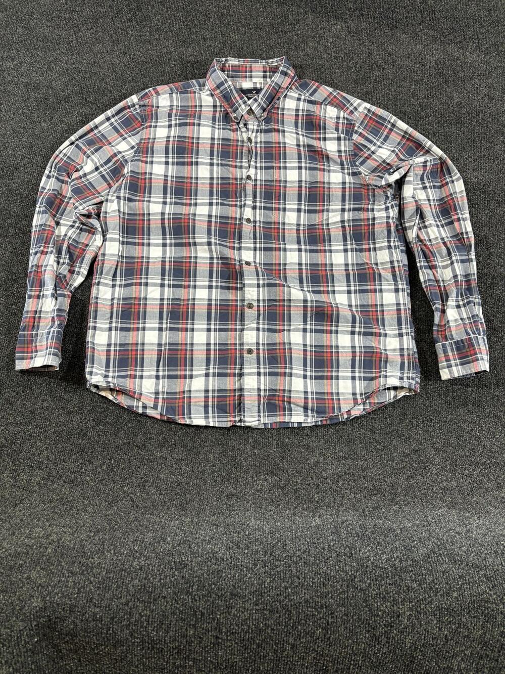 American Eagle Outfitters Shirt Mens XL Multicolor Plaid Long Sleeve Button Up